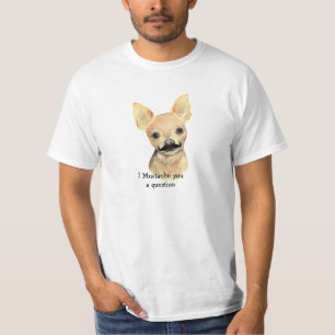 Camiseta Te molesto con una pregunta acerca del humor de lo