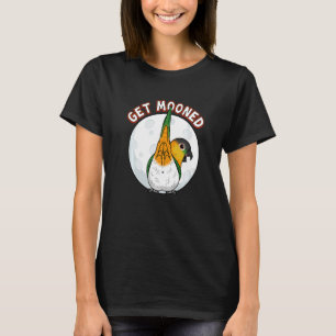 Camiseta Te mudo de mí me loro subflufíes cabeza negra C