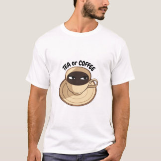 Camiseta Té o café | Funny Mood Cup Doodle Design