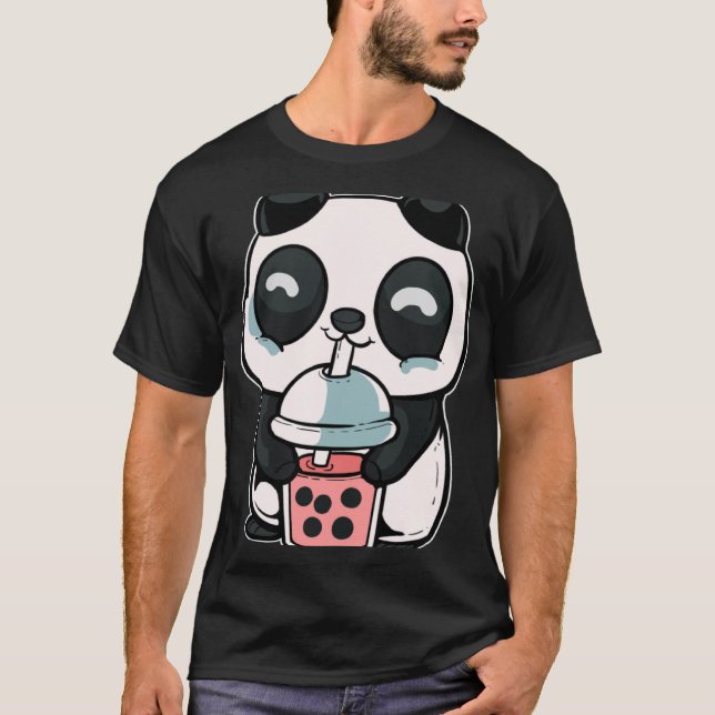 Camiseta Té panda burbuja (Anverso)