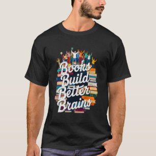 Camiseta Té para Amantes de la Lectura Divertida Libros Con