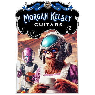 Camiseta Té para pies gigantes tomando la guitarra