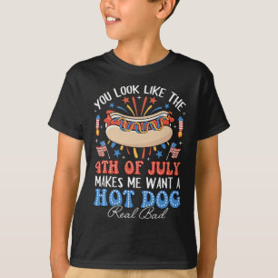 Camiseta Te Pareces A Los Hombres Americanos Calientes Del 