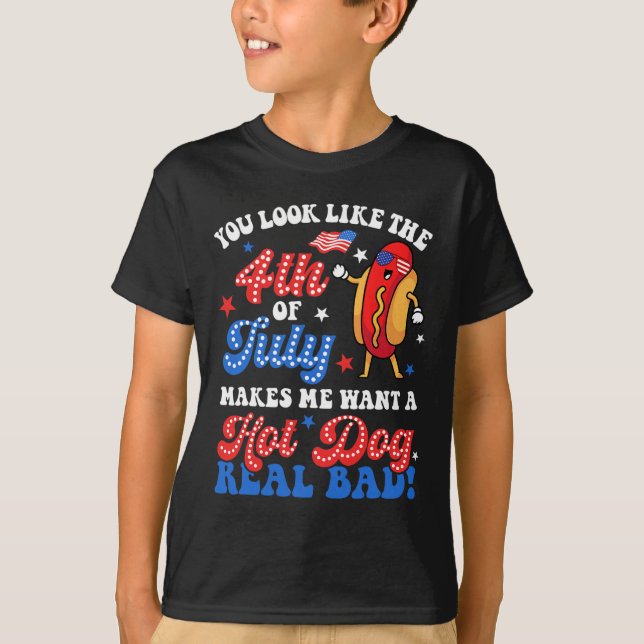 Camiseta Te Pareces Al Perro Caliente Real D Ameri, 4 De Ju (Anverso)