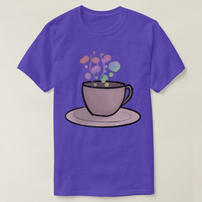 Camiseta Té plano arcoiris (Diseño del anverso)