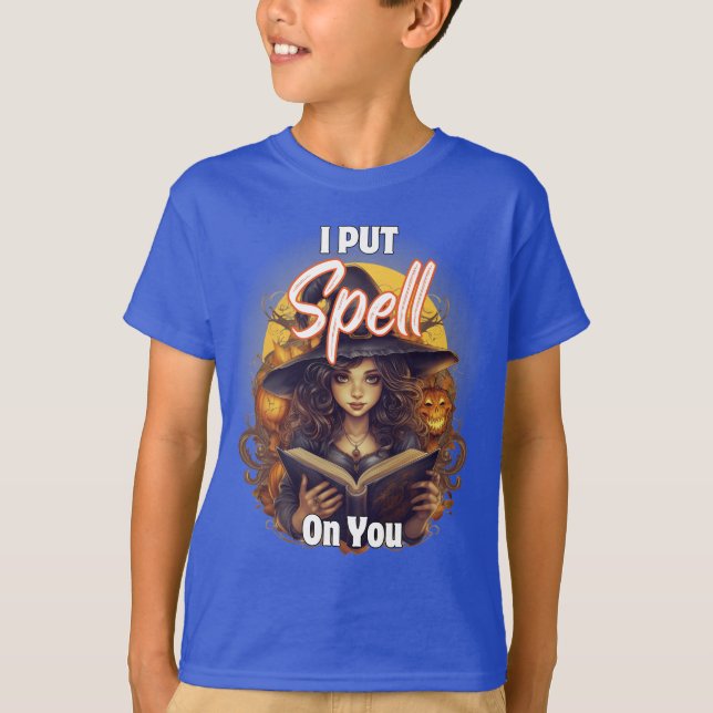 Camiseta Te pongo hechizo (Anverso)