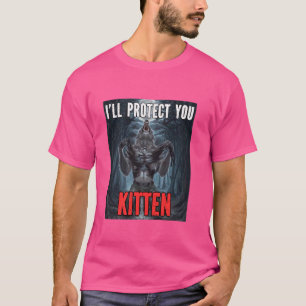 Camiseta Te protegeré Kitten Funny Alpha Werewolf Wolf