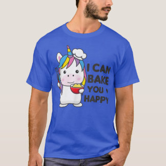 Camiseta Te puedo hacer feliz con Cute Unicornio haciendo C