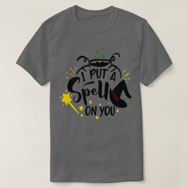 Camiseta Te puse una hechizo (Diseño del anverso)