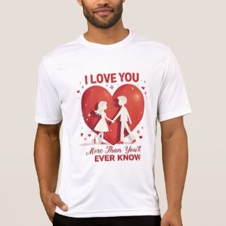 Camiseta Te quieres más de lo que nunca sabrás - romántico