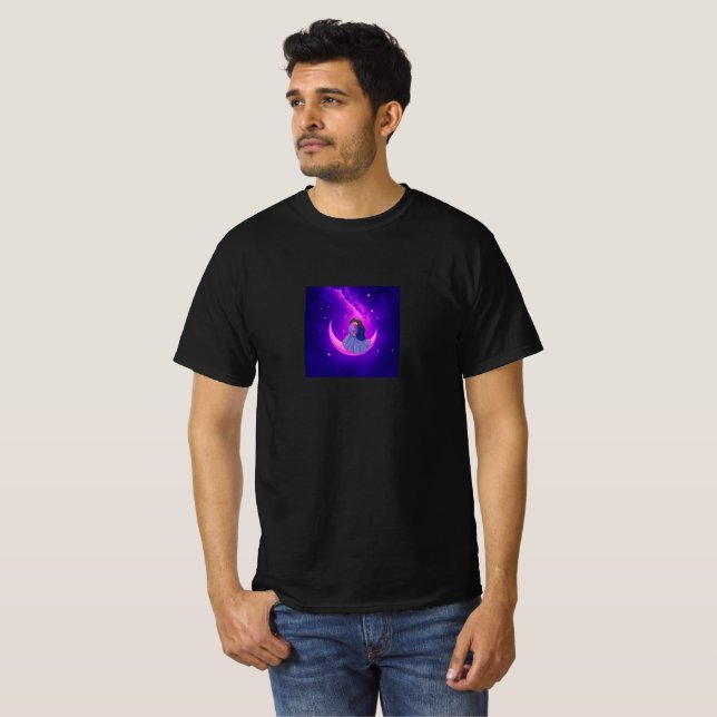 Camiseta Te quiero a la luna y a la espalda (Anverso completo)