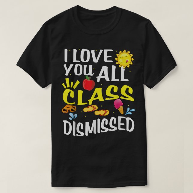 Camiseta Te quiero a todos los de clase desestimado Cuta Fe (Diseño del anverso)
