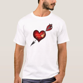 Camiseta Te quiero corazón y flecha