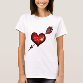 Camiseta Te quiero corazón y flecha