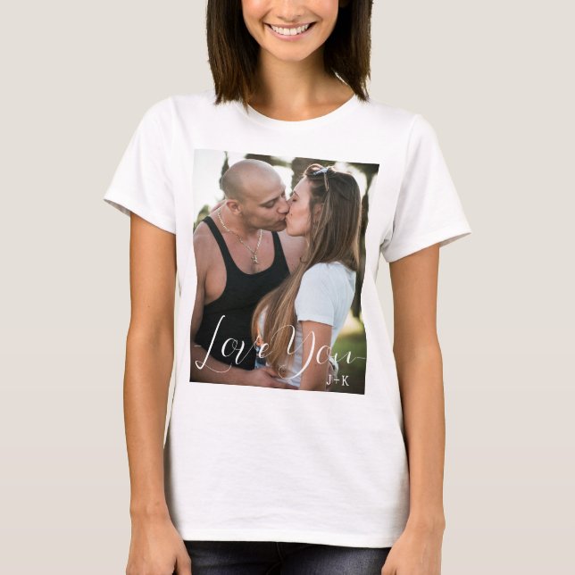 Camiseta Te quiero, pareja de amor (Anverso)