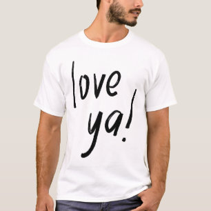 Camiseta Te Quiero – Tipografía de Amor Adorable