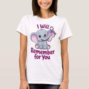 Camiseta Te recordaré el elefante Alzheimer