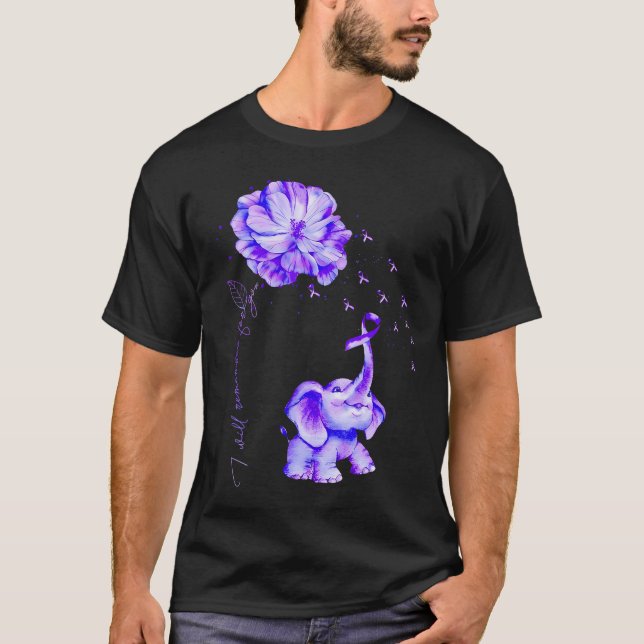 Camiseta Te Recordaré El Elefante Púrpura Alzheime (Anverso)