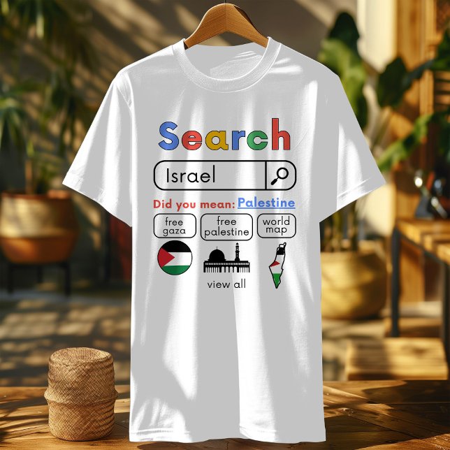 Camiseta ¿Te refieres a una marcha a favor de Palestina? (Subido por el creador)