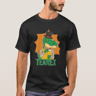 Camiseta Té Rex Dino Rex Lindo Taza de Té Tiempo - Té Re