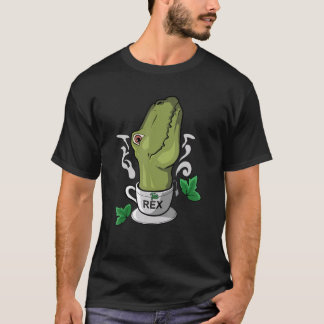 Camiseta Té Rex Hora del Té Bebedor de Té Dinosaurio