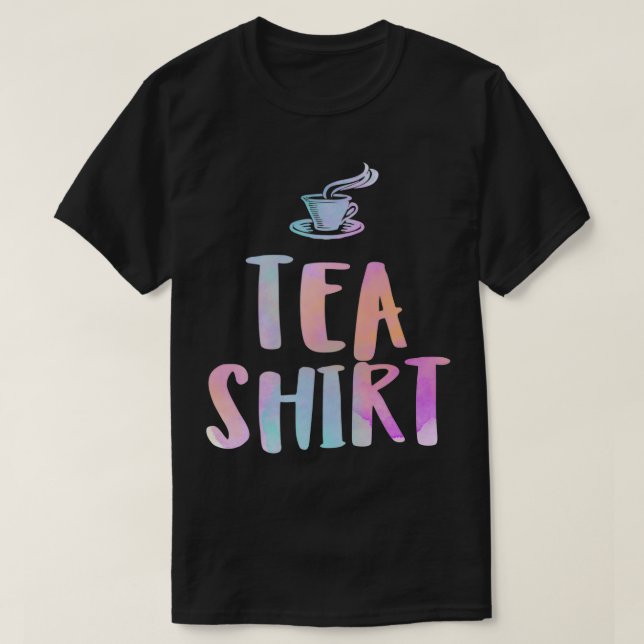 Camiseta Té Shirt Cup of Tea Bag Set Costume Regalo 2 (Diseño del anverso)