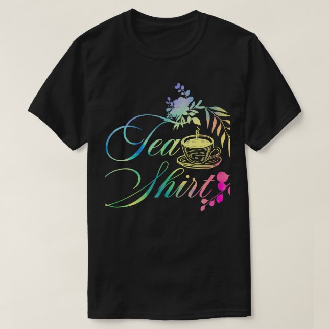 Camiseta Té Shirt Cute Cups Tea Amantes 1 (Diseño del anverso)