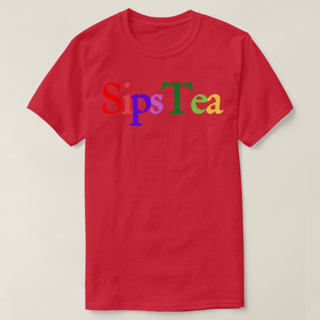 Camiseta Té Sips 7 (Diseño del anverso)