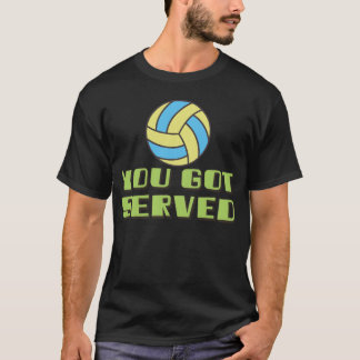 Camiseta Te sirvió el juego de voleibol retro retro