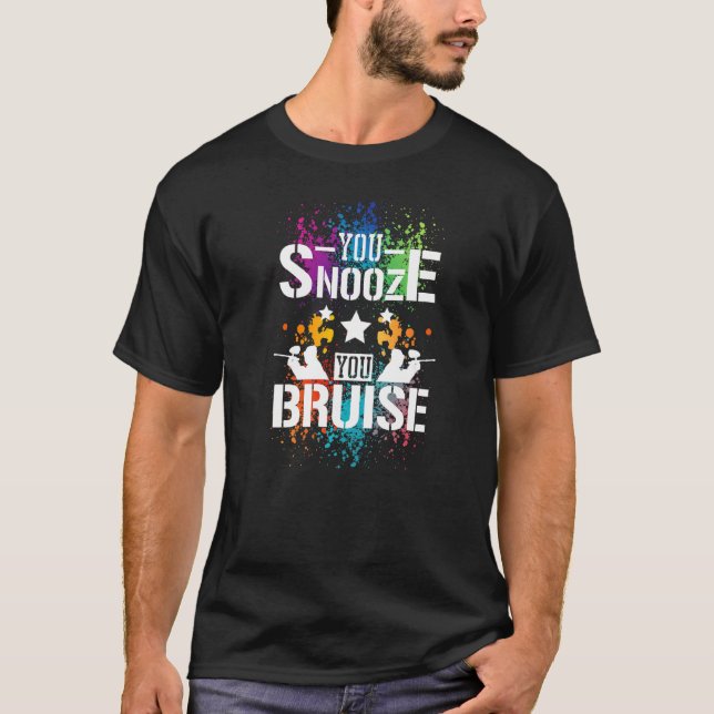 Camiseta Te Snooze Bruise Paintball (Anverso)
