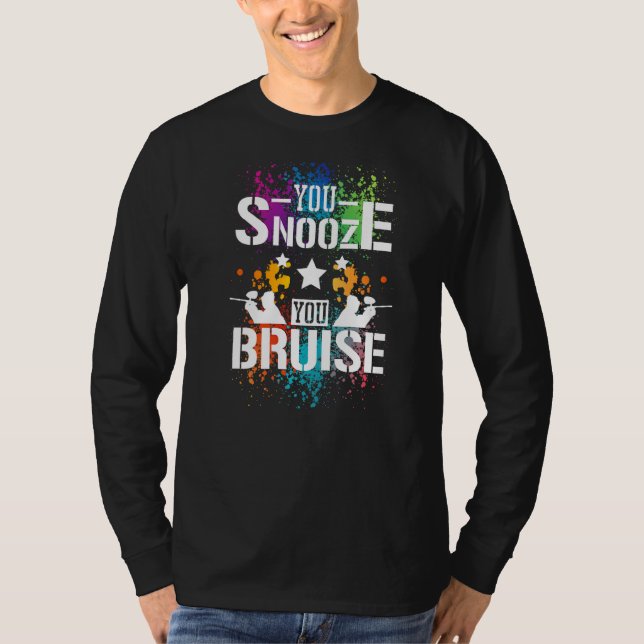 Camiseta Te Snooze Bruise Paintball (Anverso)