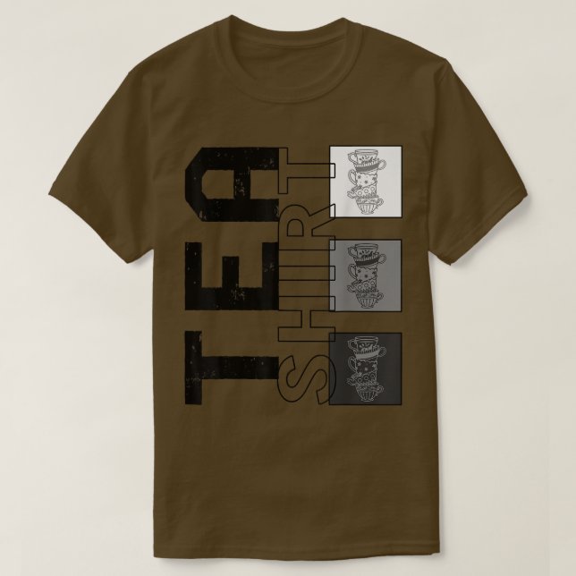 Camiseta Té , Té Cups Diseño Tea Addict Ideas Fiestas Morni (Diseño del anverso)