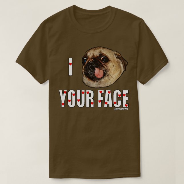Camiseta Te tiro la cara (Diseño del anverso)