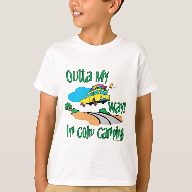 Camiseta ¿Te vas de camping (Anverso)
