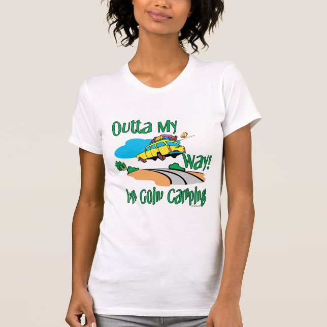 Camiseta ¿Te vas de camping (Anverso)
