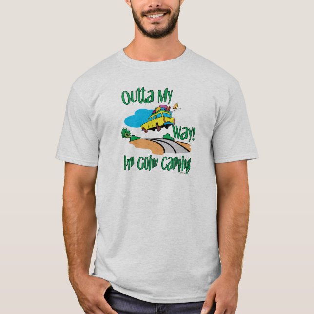 Camiseta ¿Te vas de camping (Anverso)