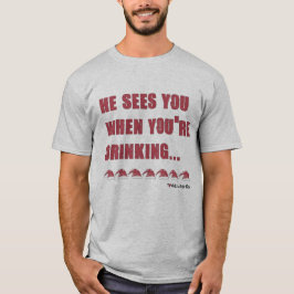 Camiseta Te ve cuando estás bebiendo