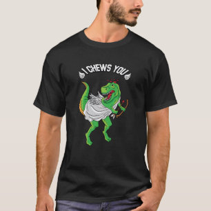 Camiseta Te Veo Cupido Rex Dinosaurio Dino Heart Valentin