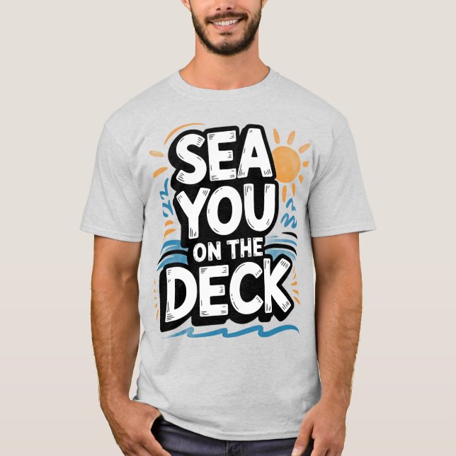 Camiseta Te veo en la cubierta (Anverso)