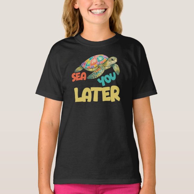 Camiseta Te Veo Más Tarde Tortuga (Anverso)