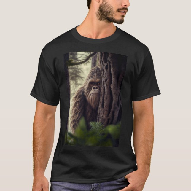 Camiseta Te Veo/Pie grande, Sasquatch (Anverso)