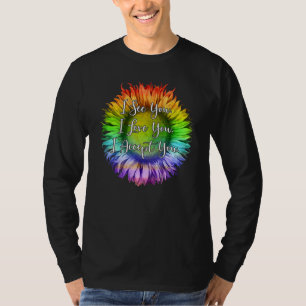 Camiseta Te Veo Que Te Amo Te Acepto Lgbtq Ally Gay P