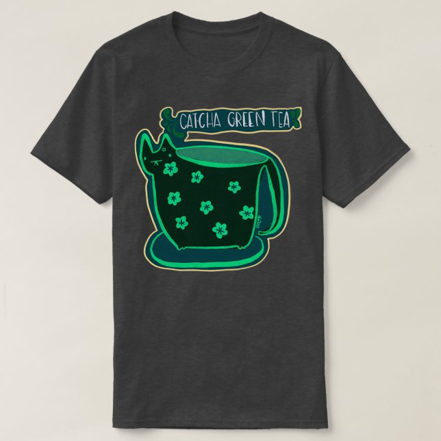 Camiseta Té verde catcha (Diseño del anverso)