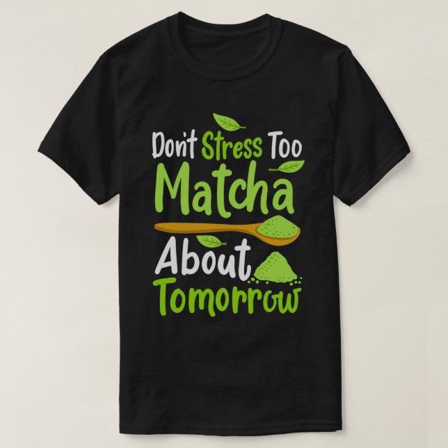 Camiseta Té verde Matcha 2 (Diseño del anverso)