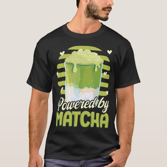 Camiseta Té Verde Matcha Potenciado por Matcha (Anverso)