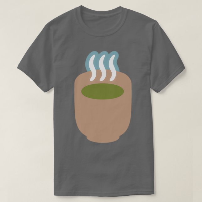 Camiseta Té Verde Matcha Té Verde Teacup Sin Mango 2 (Diseño del anverso)