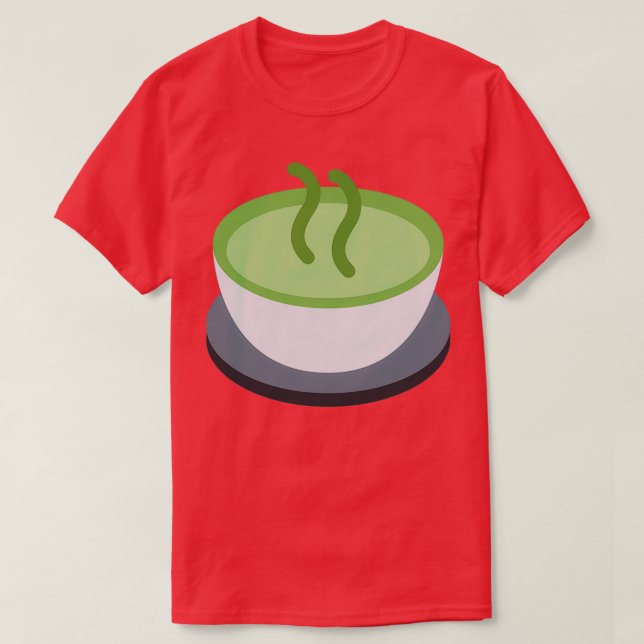 Camiseta Té Verde Matcha Té Verde Teacup Sin Mango 3 (Diseño del anverso)