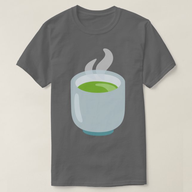 Camiseta Té Verde Matcha Té Verde Teacup sin manija (Diseño del anverso)