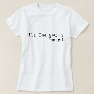 Camiseta Te veré en la roca del punk duro del moshpit