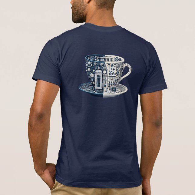 Camiseta Té y tecnología: La mezcla de Londres (Reverso)